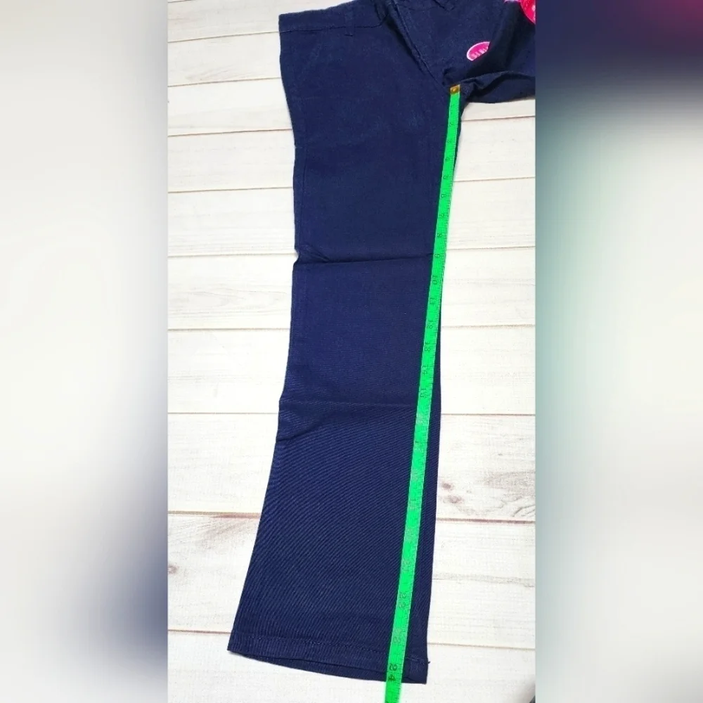 The Children's Place Girls Navy Uniform Stretch Skinny Chino Pants Size 8 - NWT